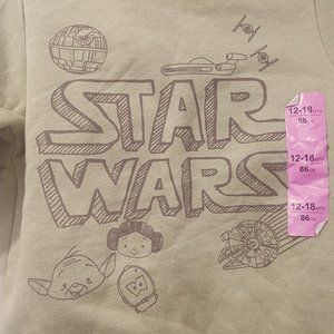 STAR WARS SWEATER *BABY 0-3MOS 12-18MOS
